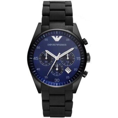 Emporio Armani Men's Black Chronograph Watch - AR5921